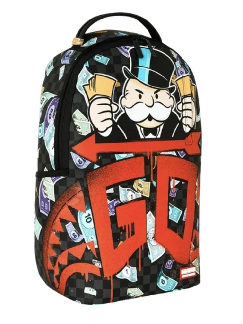 Sprayground Monopoly Time To Go Backpack